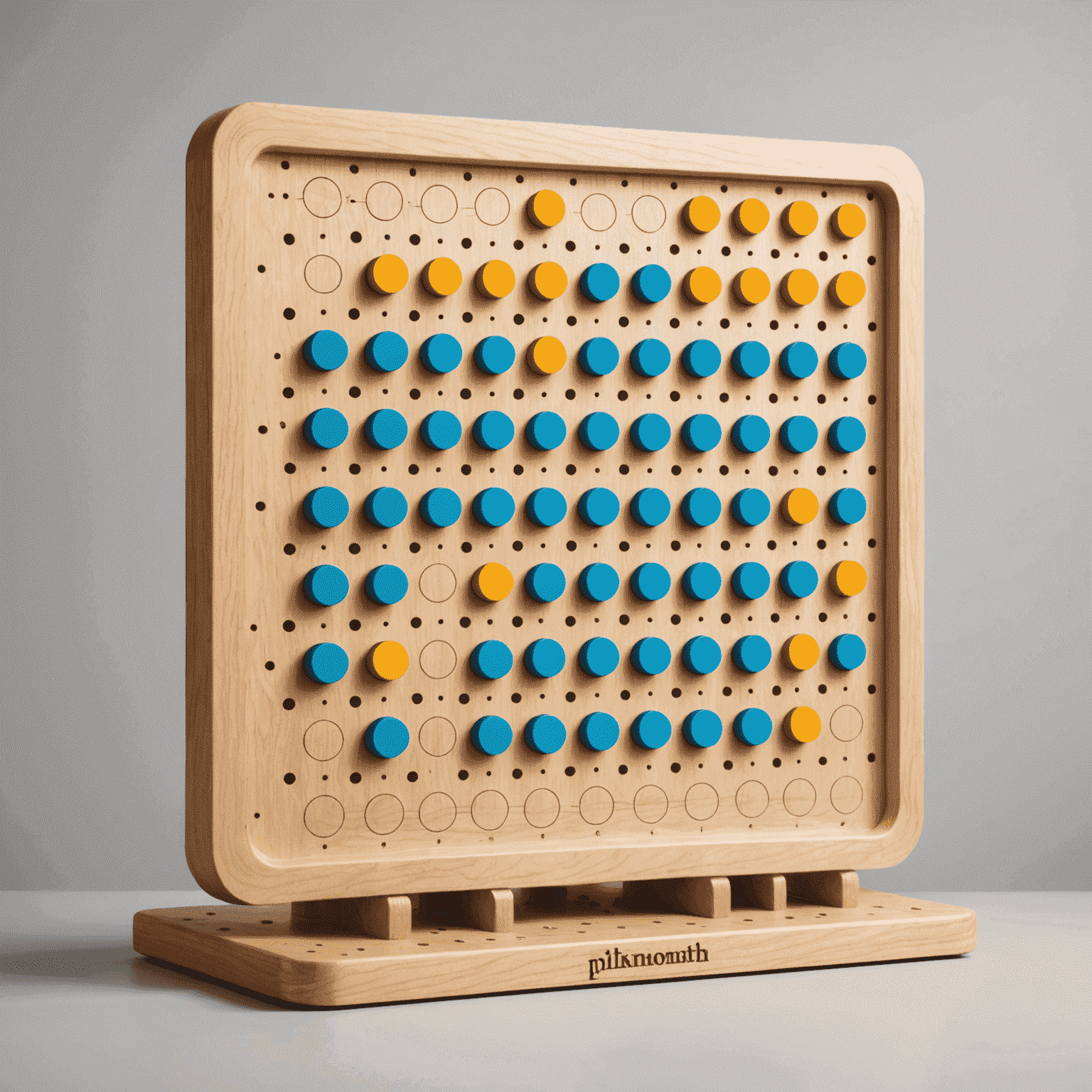 PlinkoMath logo featuring a Plinko board with mathematical symbols