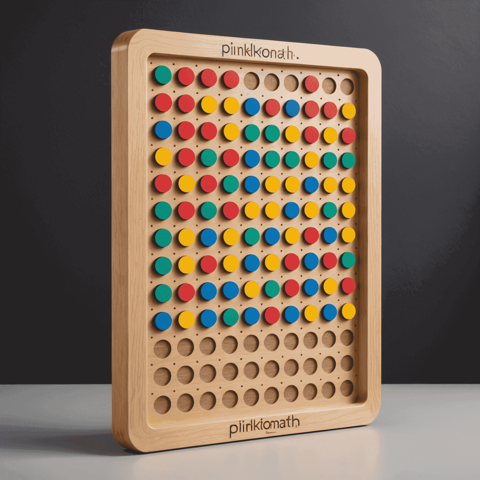 PlinkoMath logo featuring a Plinko board with mathematical symbols