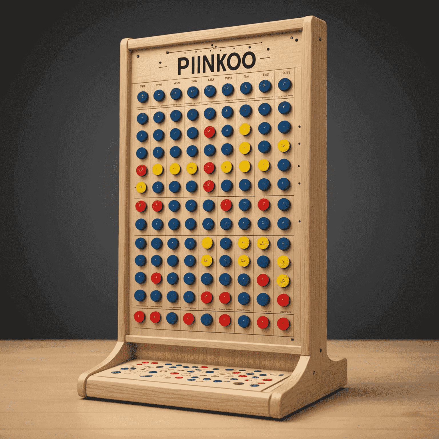 Animated Plinko board with mathematical formulas and probability distributions overlaid, showcasing how the game teaches math concepts